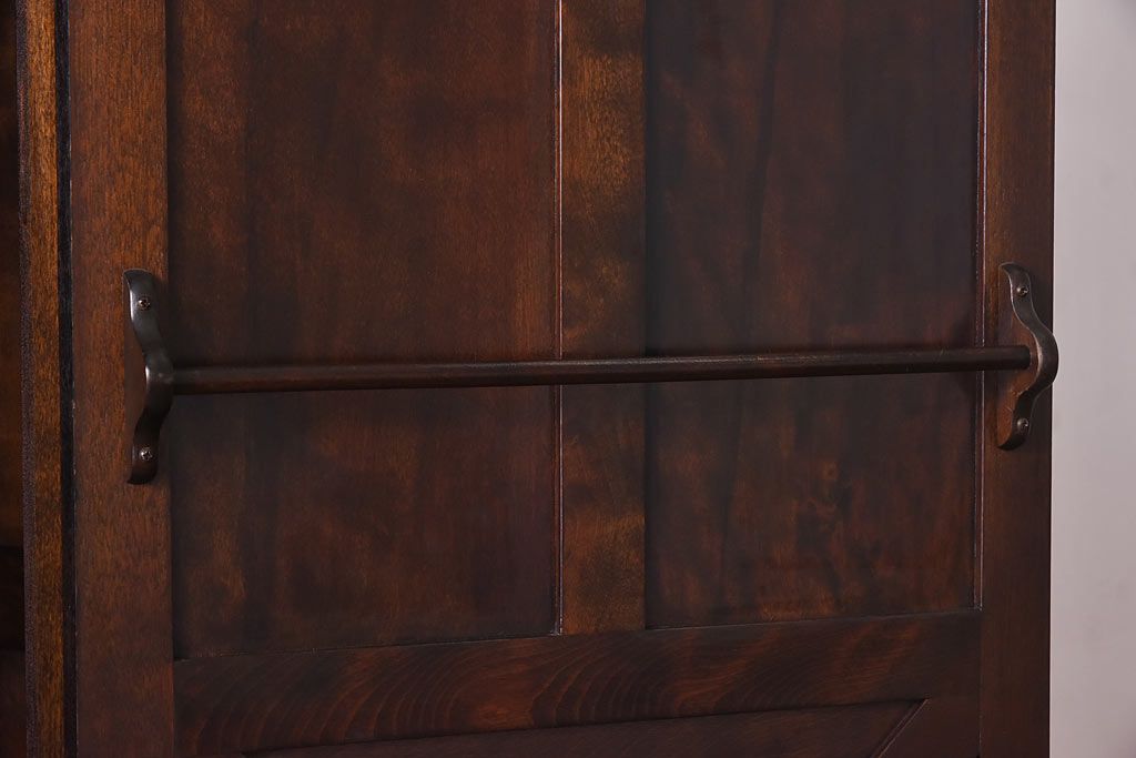 中古美品　松本民芸家具　#501型洋服タンス(ワードローブ、衣装箪笥、収納棚)(定価約40万円)