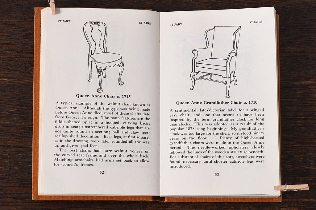 アンティーク雑貨　イギリス　The Observer's Book　FURNITURE　家具　コンパクトハンドブック(洋書、ポケット辞典、本)