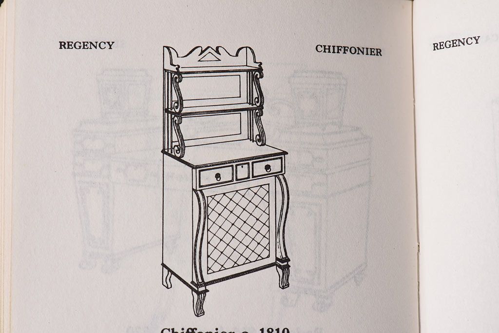 アンティーク雑貨　イギリス　The Observer's Book　FURNITURE　家具　コンパクトハンドブック(洋書、ポケット辞典、本)