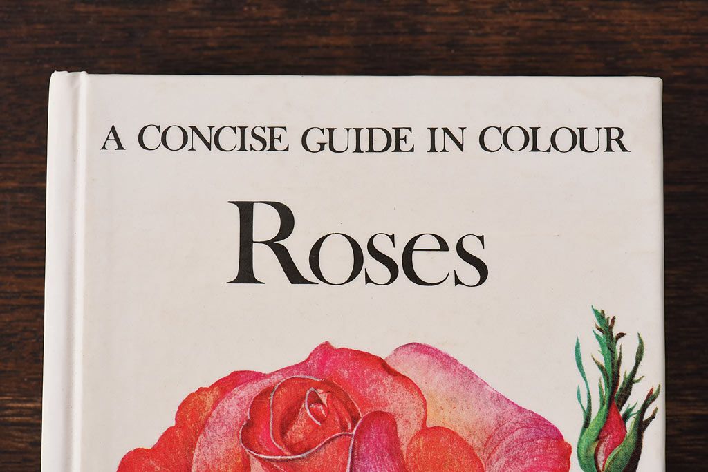 アンティーク雑貨　イギリス　HAMLYN社 A Concise Guide in Colour　Roses　コンパクトハンドブック(洋書、ポケット辞典、本)