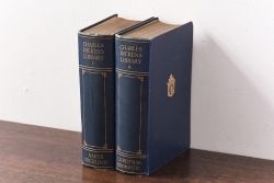 アンティーク雑貨　イギリスアンティーク　CHARLES DICKENS(チャールズ・ディケンズ)　本(洋書、英字本、小説)2冊セット(3)