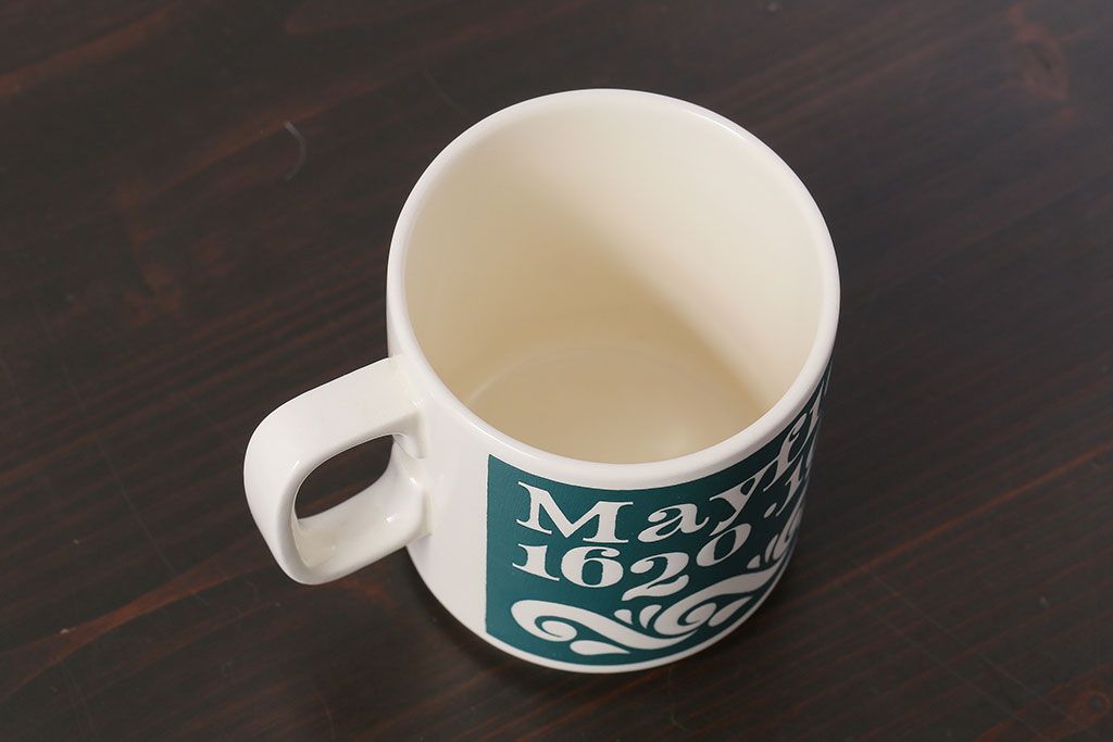 イギリスビンテージ　HORNSEA(ホーンジー)　MAYFLOWER(メイフラワー)　マグカップ