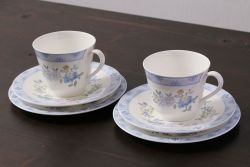 ROYAL DOULTON(ロイヤルドルトン)　CONISTON(コニストン)　トリオ(洋食器)2客セット