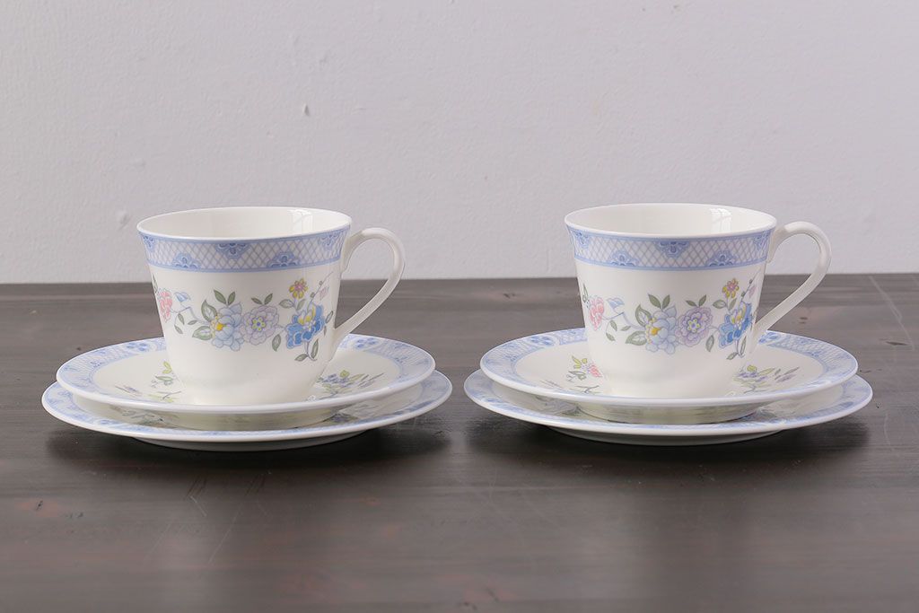 ROYAL DOULTON(ロイヤルドルトン)　CONISTON(コニストン)　トリオ(洋食器)2客セット