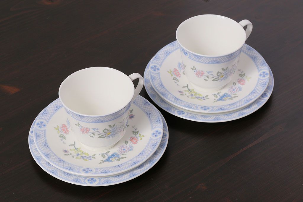 ROYAL DOULTON(ロイヤルドルトン)　CONISTON(コニストン)　トリオ(洋食器)2客セット