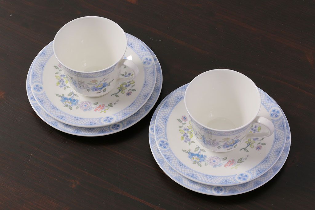 ROYAL DOULTON(ロイヤルドルトン)　CONISTON(コニストン)　トリオ(洋食器)2客セット