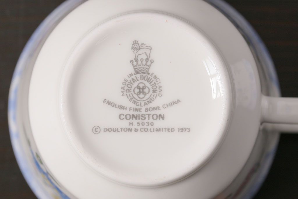 ROYAL DOULTON(ロイヤルドルトン)　CONISTON(コニストン)　トリオ(洋食器)2客セット