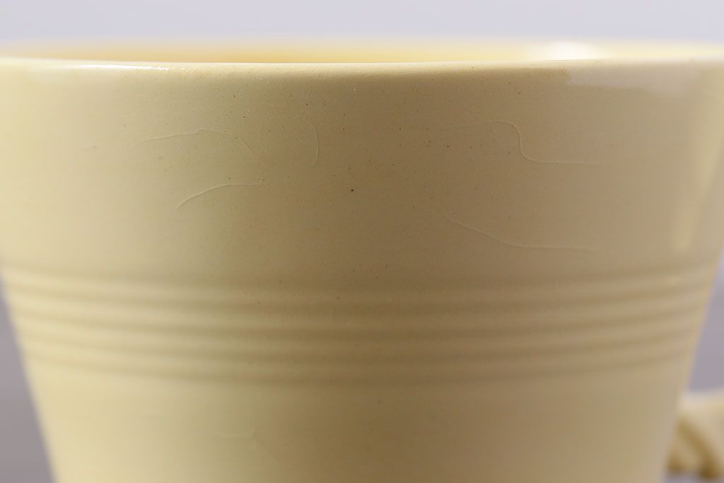 アンティーク雑貨　イギリスビンテージ　Woods ware(ウッズウエア)　Jasmine(ジャスミン)　レトロなトリオ2客セット