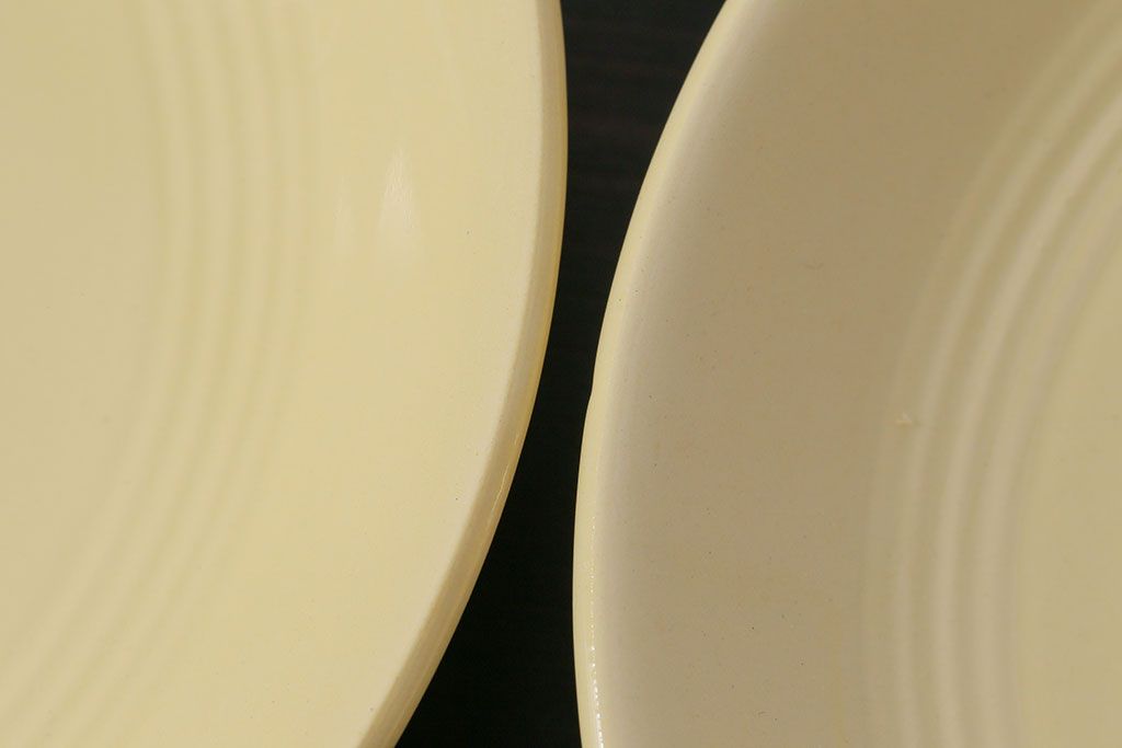 アンティーク雑貨　イギリスビンテージ　Woods ware(ウッズウエア)　Jasmine(ジャスミン)　レトロなトリオ2客セット