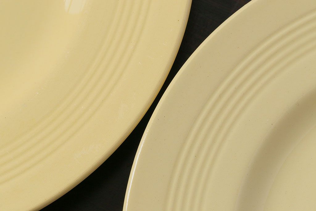 アンティーク雑貨　イギリスビンテージ　Woods ware(ウッズウエア)　Jasmine(ジャスミン)　レトロなトリオ2客セット