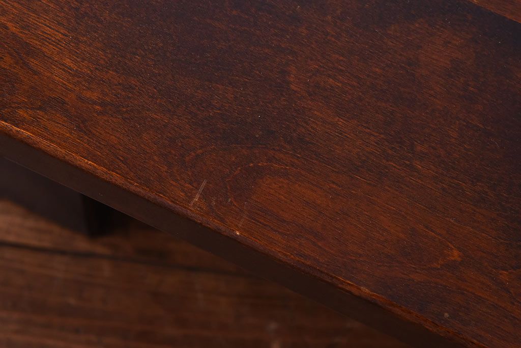 中古　北海道民芸家具　HM4055　洗練されたデザインの座卓(センターテーブル、ローテーブル)