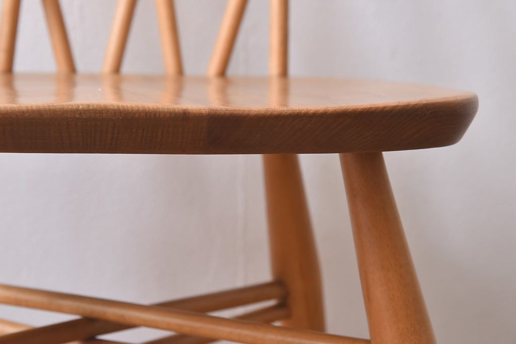 ヴィンテージ家具　ERCOL(アーコール)　イギリスビンテージ　エックスバックチェア(クロスバックチェア)(1)