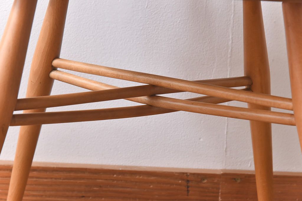 ヴィンテージ家具　ERCOL(アーコール)　イギリスビンテージ　エックスバックチェア(クロスバックチェア)(1)