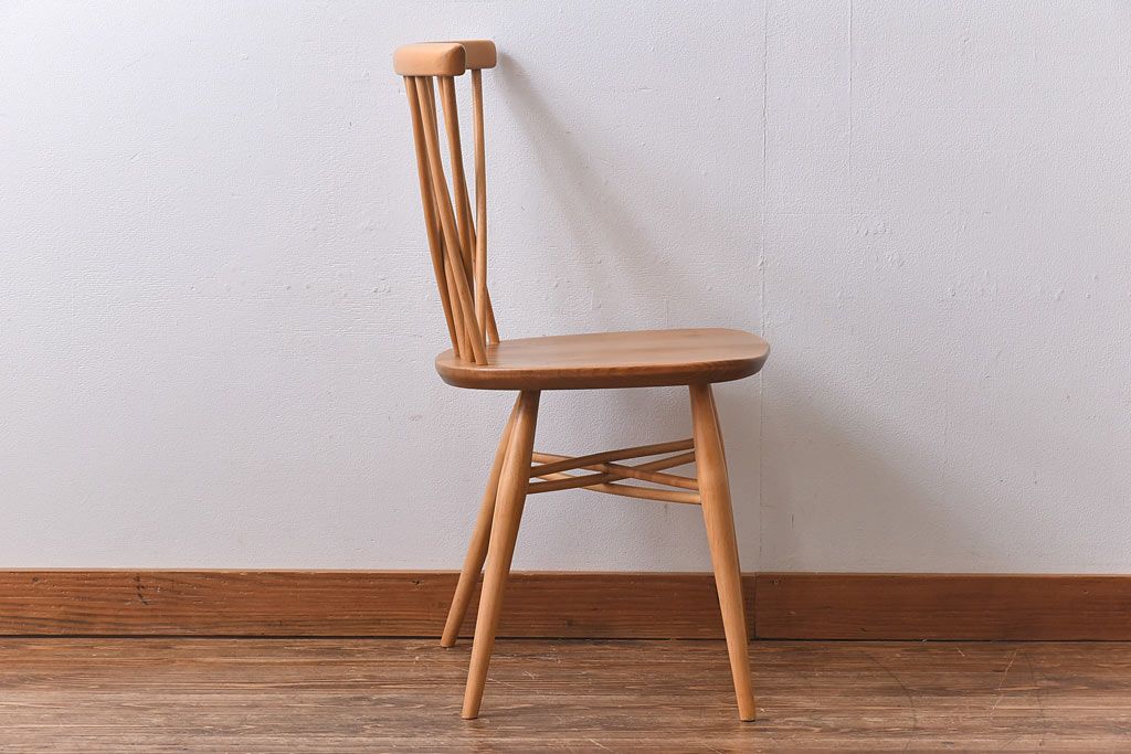 ヴィンテージ家具　ERCOL(アーコール)　イギリスビンテージ　エックスバックチェア(クロスバックチ  ェア)(2)