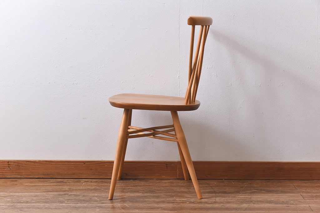 ヴィンテージ家具　ERCOL(アーコール)　イギリスビンテージ　エックスバックチェア(クロスバックチ  ェア)(2)