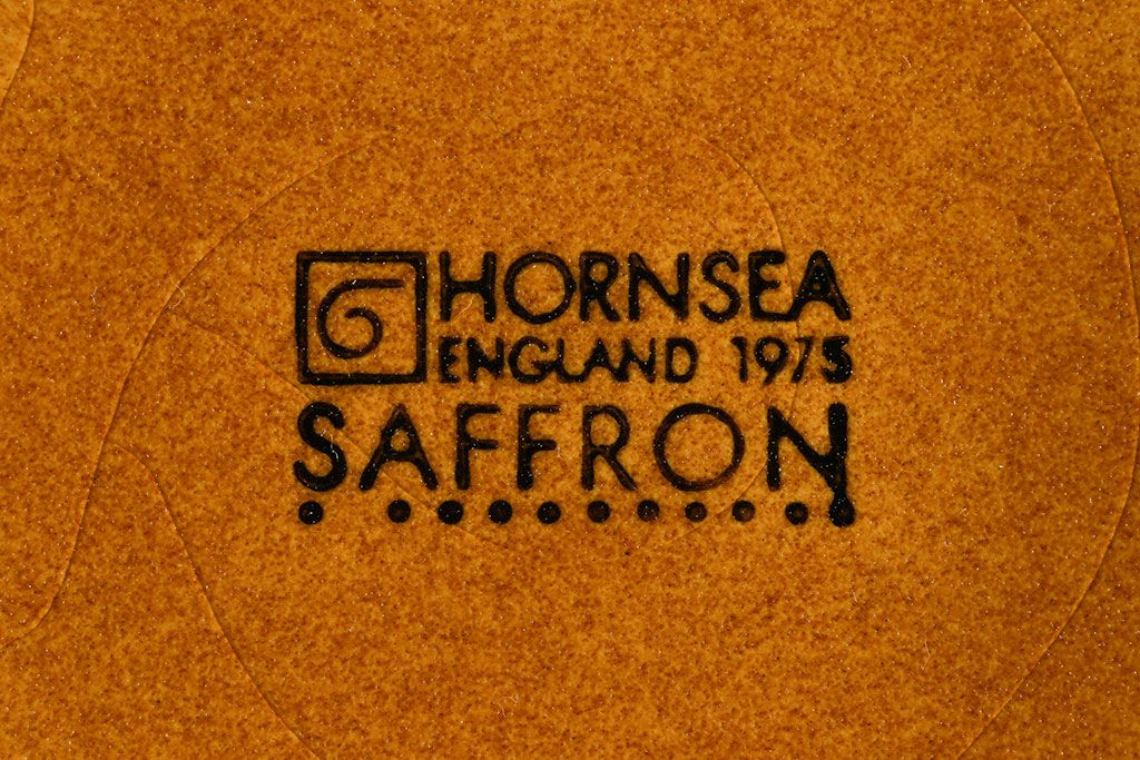 アンティーク雑貨　イギリスビンテージ　HORNSEA(ホーンジー)　Saffron(サフラン)　レトロでかわいらしいトリオ2客セット(1)