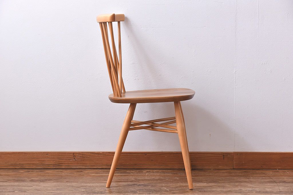 ヴィンテージ家具　ERCOL(アーコール)　イギリスビンテージ　エックスバックチェア(クロスバックチェア)(3)