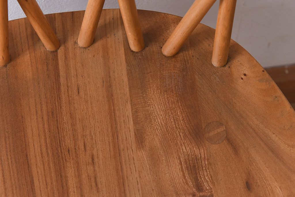 ヴィンテージ家具　ERCOL(アーコール)　イギリスビンテージ　エックスバックチェア(クロスバックチェア)(3)
