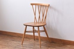 ヴィンテージ家具　ERCOL(アーコール)　イギリスビンテージ　エックスバックチェア(クロスバックチェア)