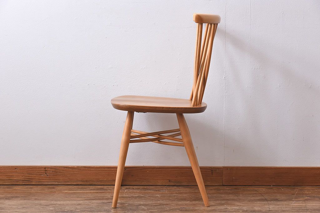 ヴィンテージ家具　ERCOL(アーコール)　イギリスビンテージ　エックスバックチェア(クロスバックチェア)
