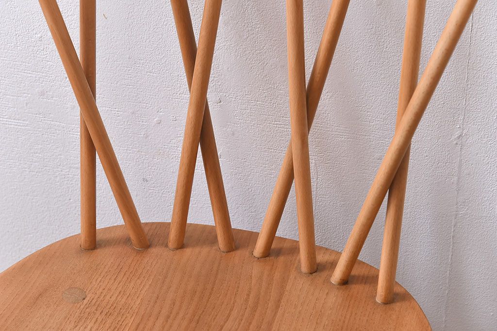 ヴィンテージ家具　ERCOL(アーコール)　イギリスビンテージ　エックスバックチェア(クロスバックチェア)