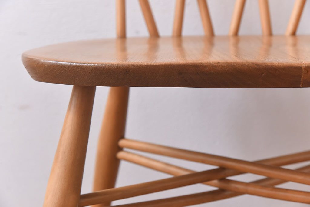 ヴィンテージ家具　ERCOL(アーコール)　イギリスビンテージ　エックスバックチェア(クロスバックチェア)