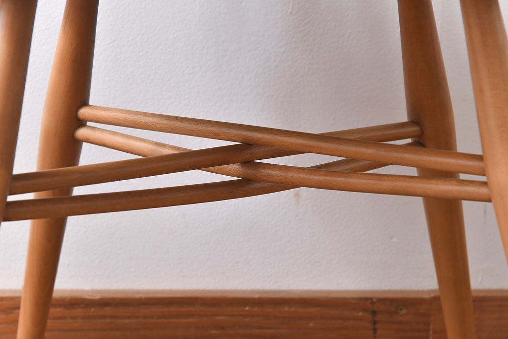 ヴィンテージ家具　ERCOL(アーコール)　イギリスビンテージ　エックスバックチェア(クロスバックチェア)