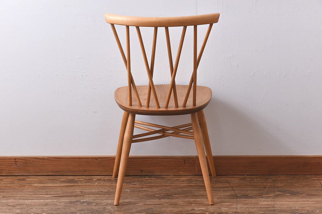 ヴィンテージ家具　ERCOL(アーコール)　イギリスビンテージ　エックスバックチェア(クロスバックチェア)