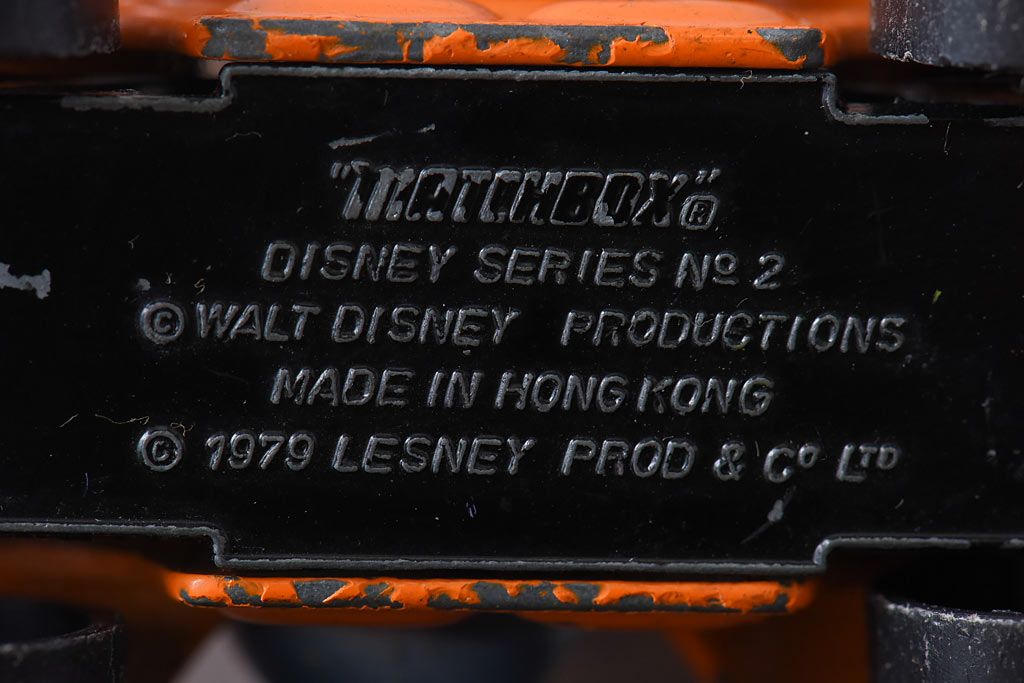 アンティーク雑貨　LESNEY社(レズニー)　matchbox(マッチボックス)　ディズニーシリーズ　NO.2　ドナルドダック　ミニカー(おもちゃ)