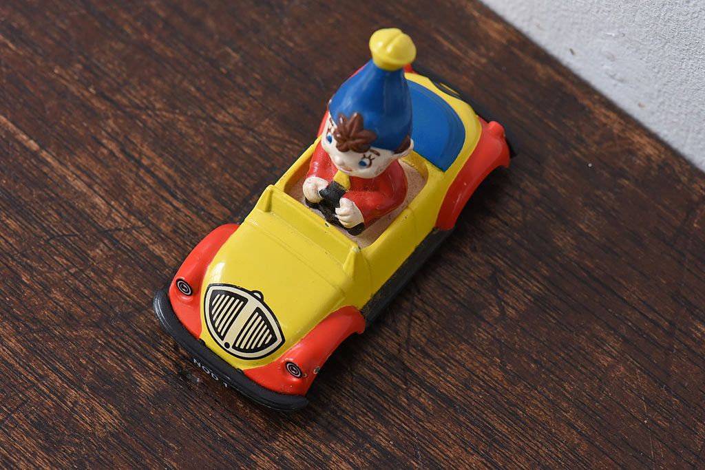 アンティーク雑貨　ビンテージ ERTL(アーテル)社　NODDY(ノディ)　Die Cast Car　ブリキのおもちゃ