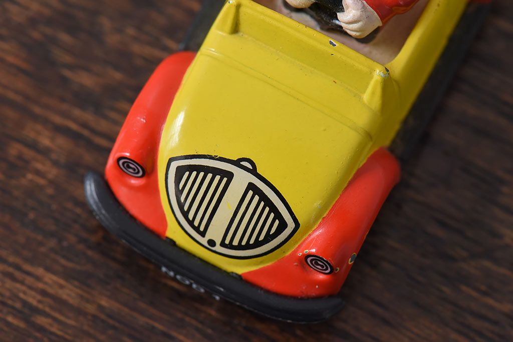 アンティーク雑貨　ビンテージ ERTL(アーテル)社　NODDY(ノディ)　Die Cast Car　ブリキのおもちゃ