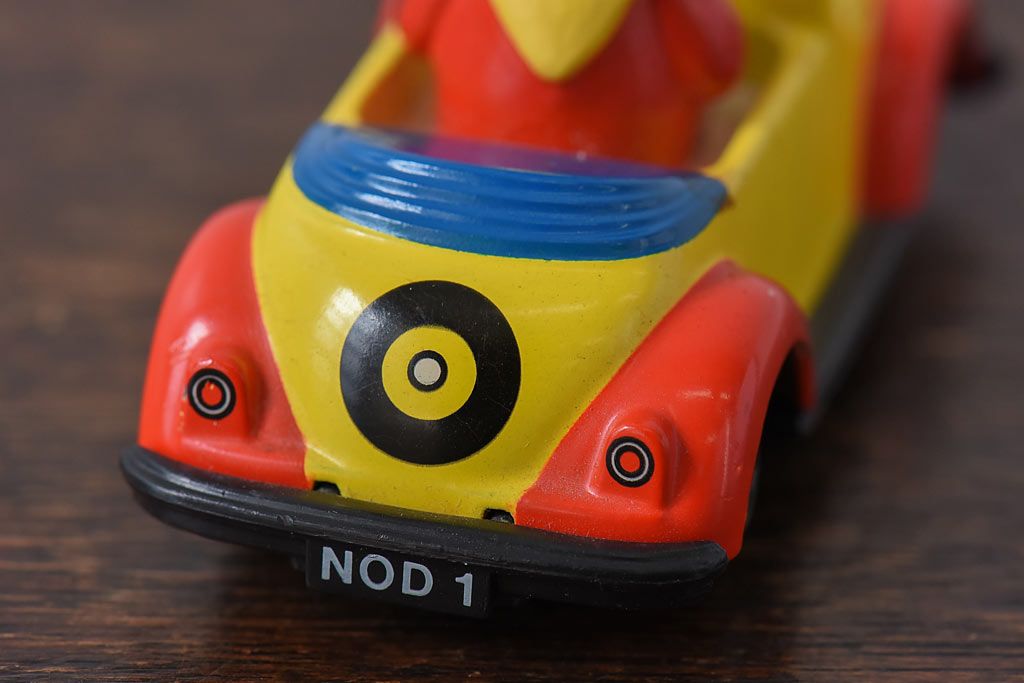 アンティーク雑貨　ビンテージ ERTL(アーテル)社　NODDY(ノディ)　Die Cast Car　ブリキのおもちゃ