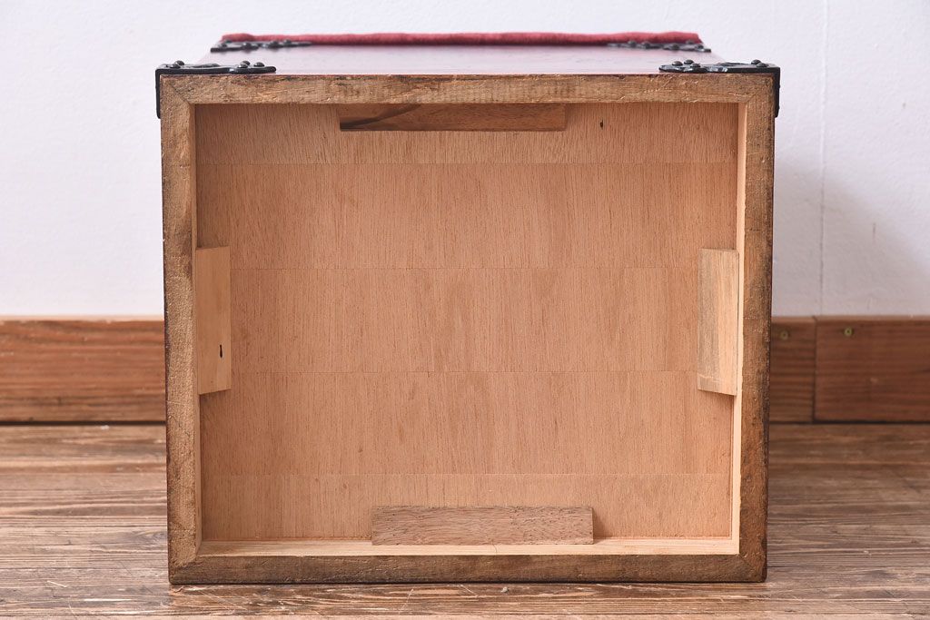 中古 伝統民芸家具 岩谷堂箪笥　スツール付きドレッサー(鏡台、ドレッシングチェスト)