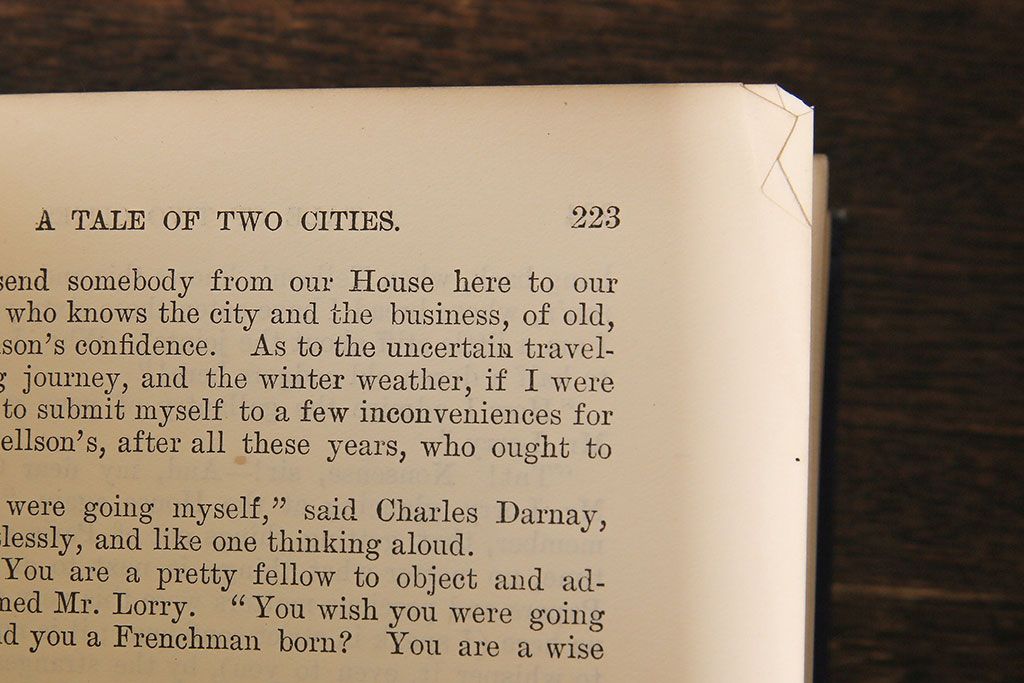 アンティーク雑貨　英国アンティーク　CHARLES DICKENS(チャールズ・ディケンズ)　洋書(本、英字本、小説)2冊セット(1)