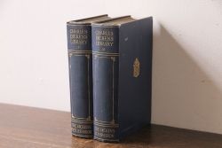 アンティーク雑貨　英国アンティーク　CHARLES DICKENS(チャールズ・ディケンズ)　洋書(本、英字本、小説)2冊セット(3)
