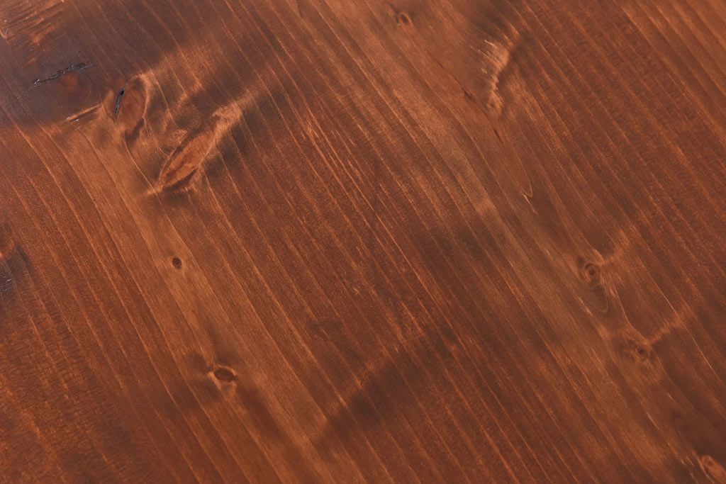 ラフジュ工房オリジナル　ヒノキ材　ネイビーの脚が格好いいリフティングテーブル(サイドテーブル、センターテーブル、作業台)(2)