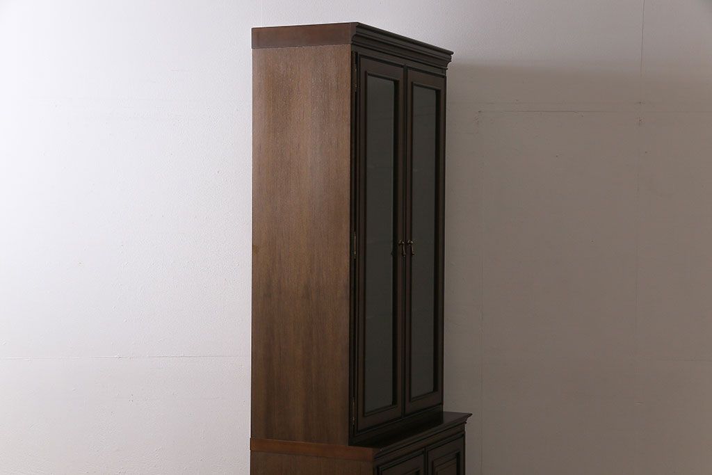 中古　極美品　maruni(マルニ)　地中海ロイヤルシリーズ　飾り棚80(キュリオケース、陳列棚)(定価約48万円)