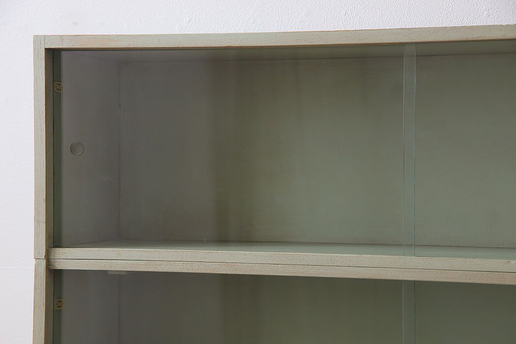 ペイント家具　淡い色合いがかわいらしいシンプルモダンなスタッキング本箱(飾り棚  、キャビネット)