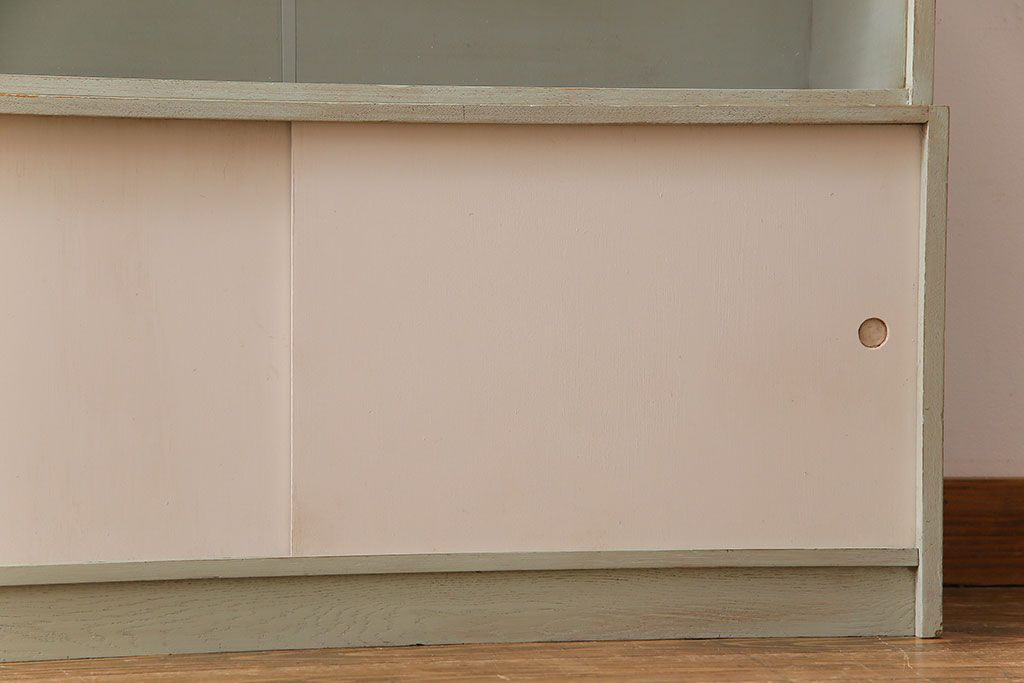 ペイント家具　淡い色合いがかわいらしいシンプルモダンなスタッキング本箱(飾り棚  、キャビネット)
