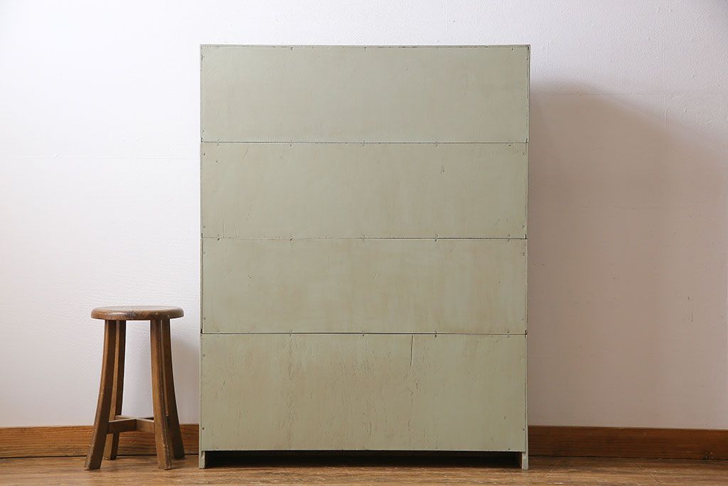 ペイント家具　淡い色合いがかわいらしいシンプルモダンなスタッキング本箱(飾り棚  、キャビネット)