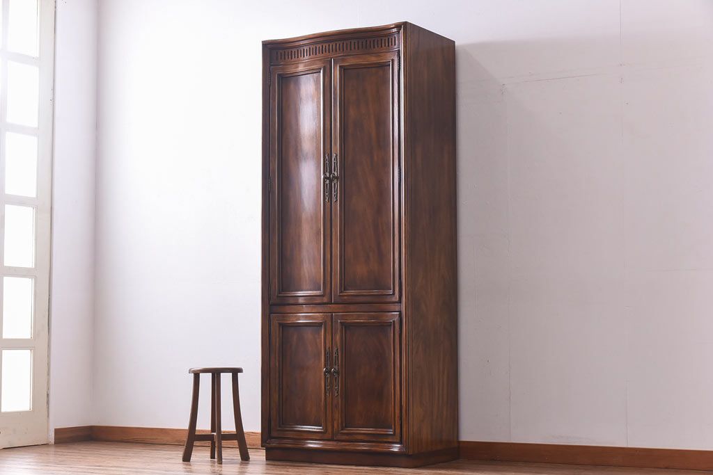 中古　DREXEL HERITAGE(ドレクセルヘリテイジ)　Grand Villa(グランドヴィラ)　Bar Wall Unit キャビネット(収納棚)(定価約69万円)(2)