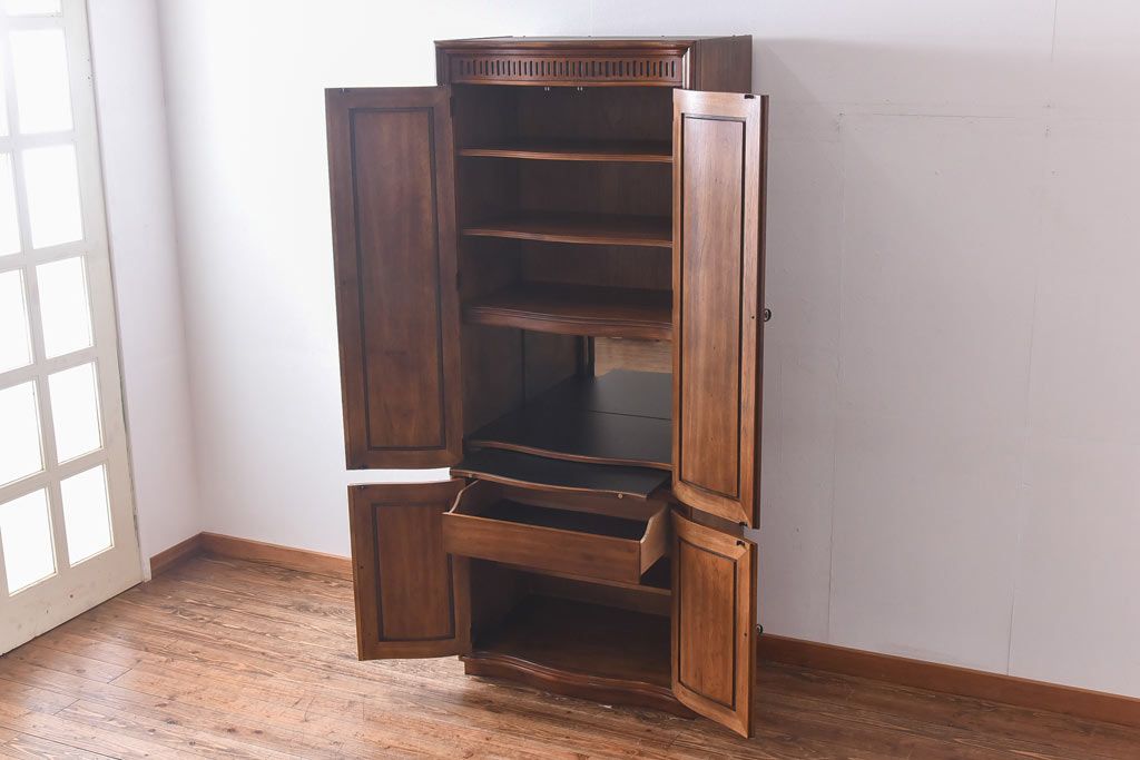 中古　DREXEL HERITAGE(ドレクセルヘリテイジ)　Grand Villa(グランドヴィラ)　Bar   Wall Unit キャビネット(収納棚)(定価約69万円)(3)