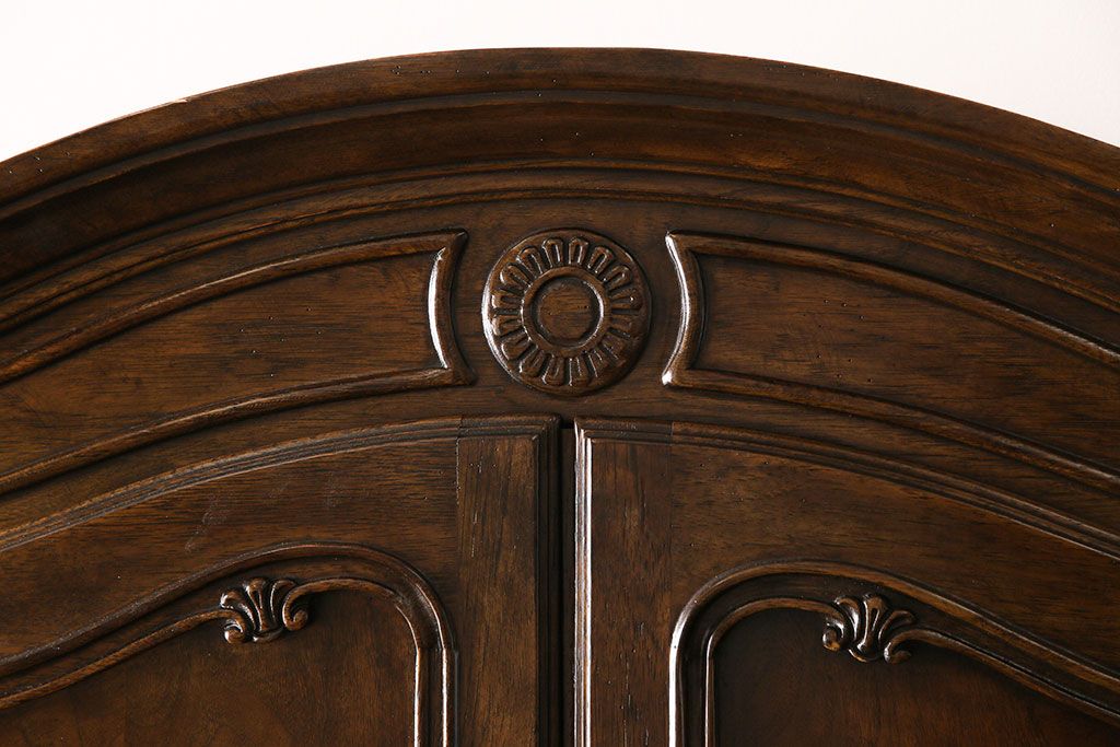 中古　DREXEL HERITAGE(ドレクセルヘリテイジ)　Old World(オールドワールド)　セクレタリー(ライティングビューロー、ワークデスク、在宅ワーク、在宅用、収納棚)(定価約226万円)(R-029290)