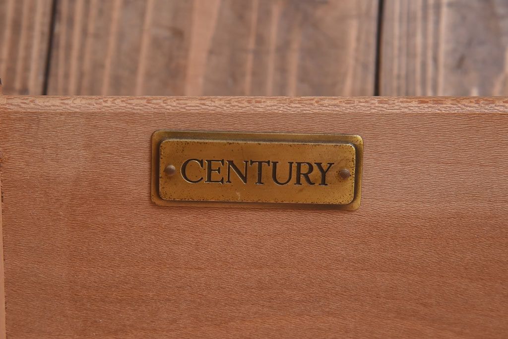 アメリカ製　センチュリー社(CENTURY)　クラシックなデザインのキャスター付きデスク(作業台)(定価約198万円)