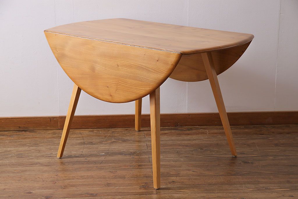 アンティーク家具　イギリス ERCOL(アーコール)　ウィンザーシリーズ　ドロップリーフテーブル(バタフライテーブル)