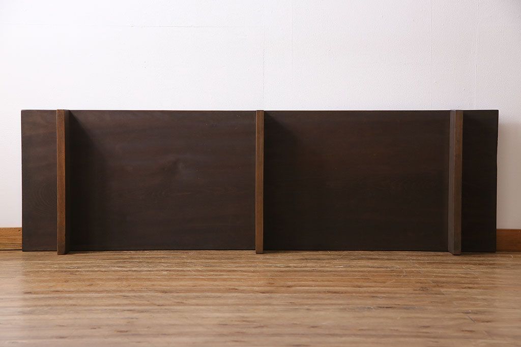 アンティーク家具　古民具・骨董　サワラ材　シンプルな一枚板の裁ち板(作業台・テーブル・ローボード)