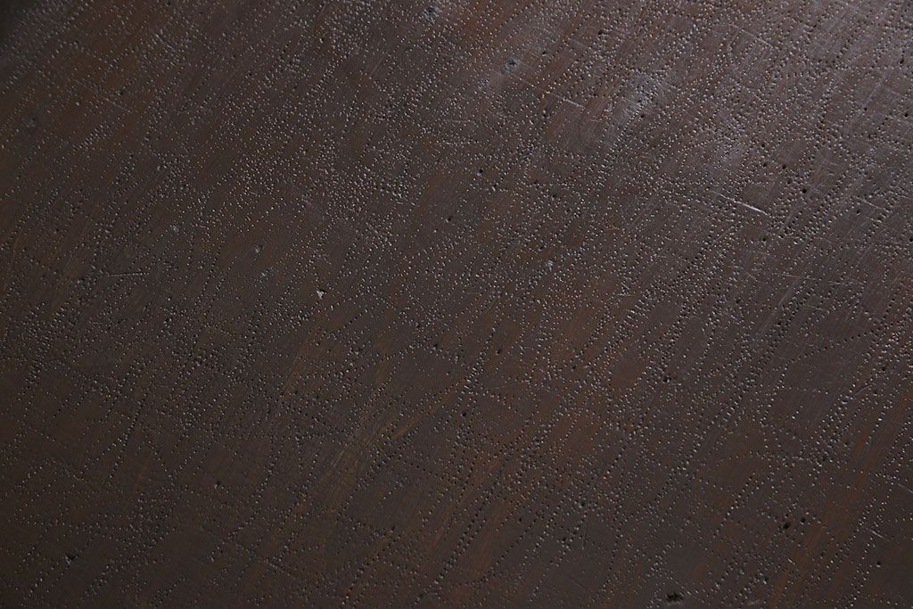 アンティーク家具　古民具・骨董　朴の木　落ち着いた深い色味の裁ち板(作業台・テーブル・ローボード)
