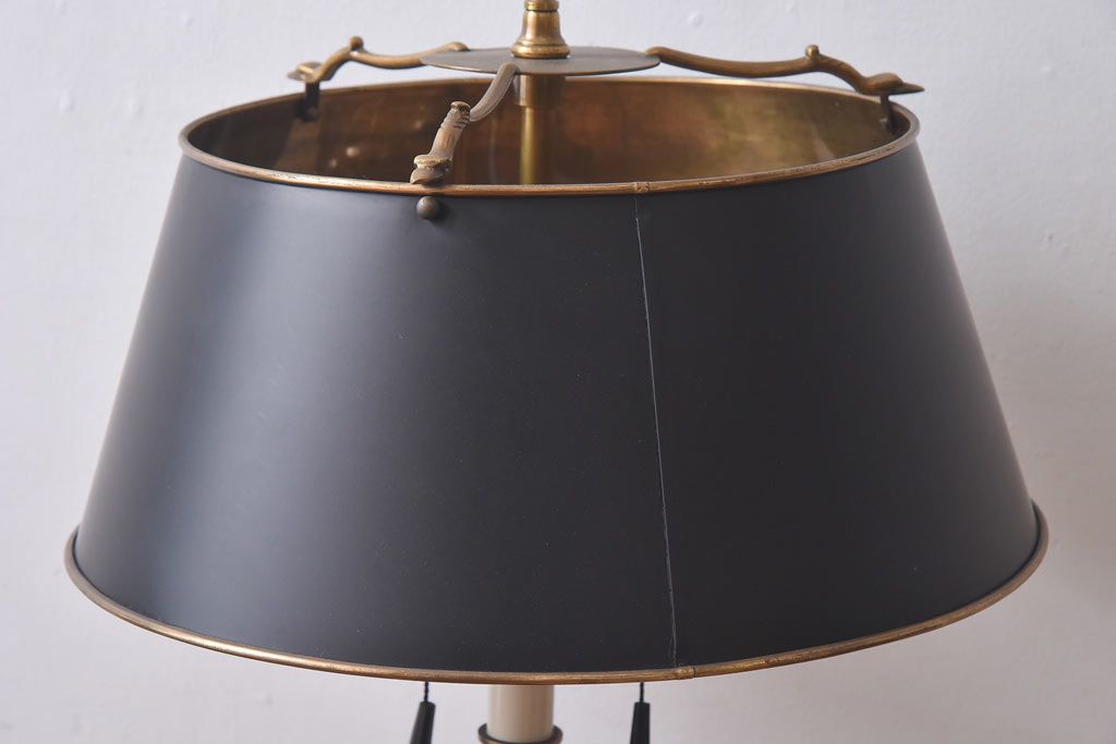 CHAPMAN社　CANDLE STICK WITH TRI-LEG BASE　真鍮製スタンドライト(フロアスタンド、照明)(定価約12万円)