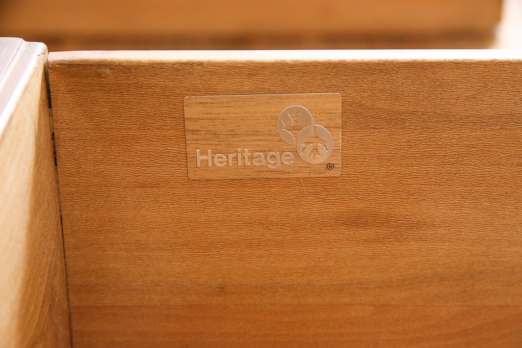 中古美品　DREXEL HERITAGE(ドレクセルヘリテイジ)　old continent(オールドコンチネント)　ドレッシングチェスト(ドレッサー、三面鏡、ミラー、サイドチェスト)(定価約140万円)