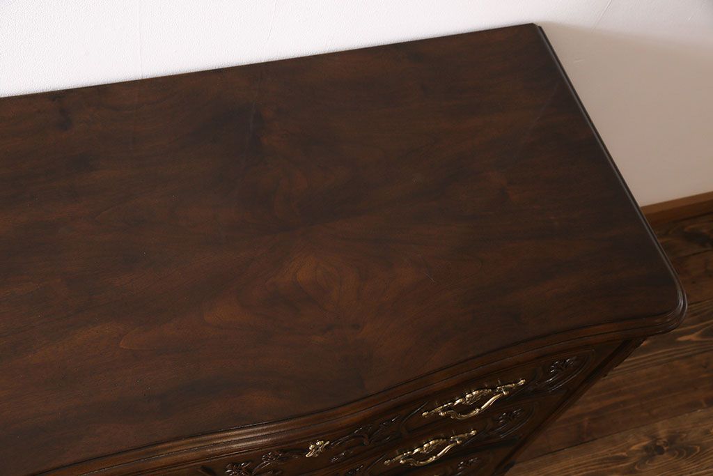 中古美品　DREXEL HERITAGE(ドレクセルヘリテイジ)　old continent(オールドコンチネント)　ドレッシングチェスト(ドレッサー、三面鏡、ミラー、サイドチェスト)(定価約140万円)
